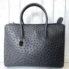 ✨極美品✨JRA認定✨ISOKO（イソコ）オーストリッチ ハンドバッグ 本革