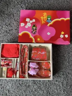 赤い和装小物セット 七五三