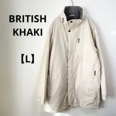 ✨ブリティッシュカーキ【L】ベージュジャケット アウター　コート
