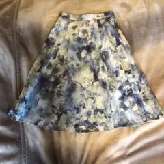 JUSGLITTY xs 0size 花柄フレアスカート