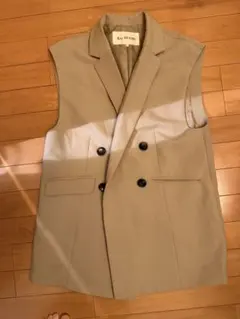 Ray BEAMS ダブルブレスト ジレ ベスト