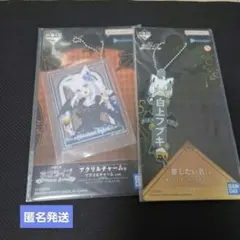 一番くじ ホロライブ 白上フブキ アクリルチャーム ラバーチャーム 2点セット