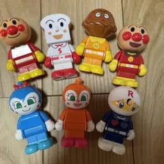 アンパンマン ブロックラボ　人形7体