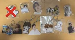 M!LK 山中柔太朗 アクリルキーホルダー アクキー ラバーストラップ 11点