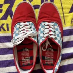 hk様専用 vans ラグ 非売品 赤 オーセンティック - メルカリ