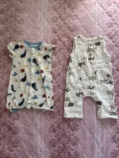 まとめ売り　H&M 夏物ロンパース 50~60cm