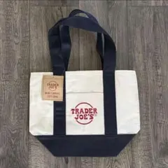 トレジョ Trader Joe’s ミニトート バッグ ネイビー