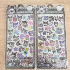 【新品】サンリオ ボンボンドロップシール ぷくぷくシール クロミ 2種