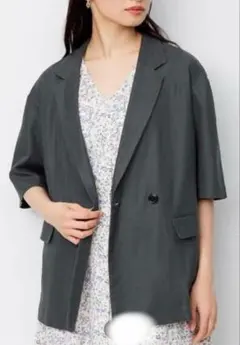 新品☆GU 半袖ジャケット M