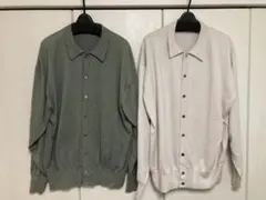 クレプスキュール　yashiki YOKE カーディガン　ニットポロ　シャツのサムネイル