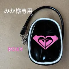 みか様専用ROXYロキシー ミニポーチ 小物入れ ブラックピンクのサムネイル
