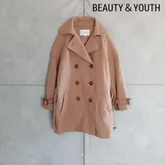 【BEAUTY＆YOUTH】 ユナイテッドアローズ　ダブル　ウールコート　E19のサムネイル