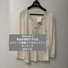 【any sis 】新品未使用タグ付き　レディース長袖カットソー　オンワード