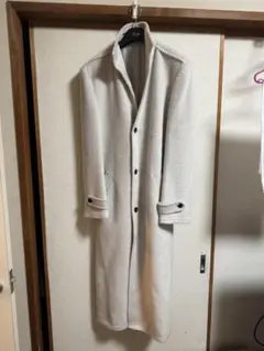 MEN’S TENORAS スタンドカラー ロングコート　スーリーアルパカ