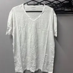 EMPORIO ARMANI Vネック Tシャツ ホワイト L