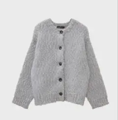 【新品・未使用】stunning lure スラブフェザーカーディガン STUNNINGLURE スラブフェザーカーディガン