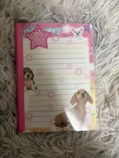 平成レトロ　わんこ　メモ帳