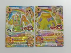 アイカツカード トップス ボトムス ポップ 星宮いちご 藤堂ユリカ