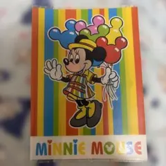 東京ディズニーランド ミニーマウス クリアファイル　ノートブックカバー