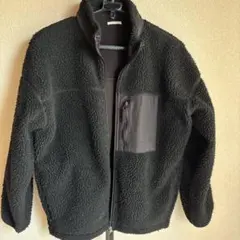 G U ブラックフリースジャケット