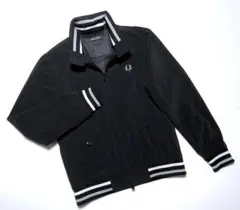 FRED PERRY x BEAMS　ハリントンジャケット　S　３色ロゴ刺繍のサムネイル