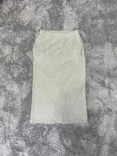 ユニクロ グレー スリットタイトスカート Sサイズ