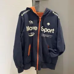 【メンズL】デサントフルジップジャージ パーカー