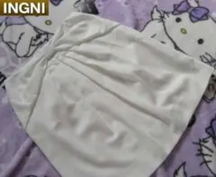 INGNI ホワイト 前リボン付きスカートのサムネイル