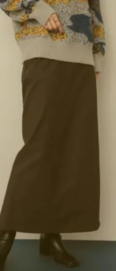 ストレッチサスツキハイウエストスカート カラー:BLACK サイズ:L