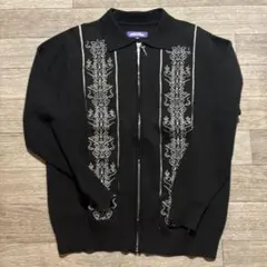 ファッキンオーサム Fucking Awesome ダメージカーディガン FA-SSC-23AW-blk-01.jpg