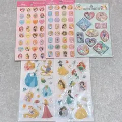 ディズニー　プリンセス　シール