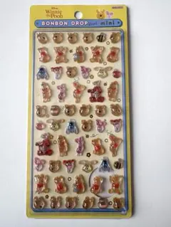 《正規品》ディズニー　ボンボンドロップシールmini くまのプーさん