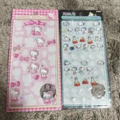 正規品　キティ　スヌーピー　ボンボンドロップシール　おすそわけ