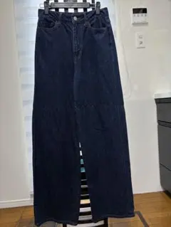 美品セオリーリュクスTheory luxeストレートワイドデニム36のサムネイル