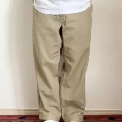 USA企画 Dickies 874 ワークパンツ カーキ センタープレス 44