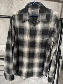 MINEDENIM オンブレフランネルチェックシャツ