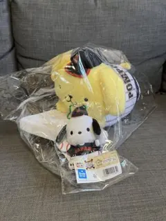 タイトーくじ 侍ジャパン サンリオ A賞C賞 抱き枕 ポムポムプリン マスコット