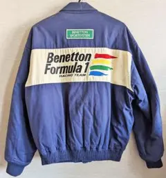 '90ヴィンテージ日本製正規品ベネトンF1ジャケットМ〜Lサイズ（48サイズ）のサムネイル