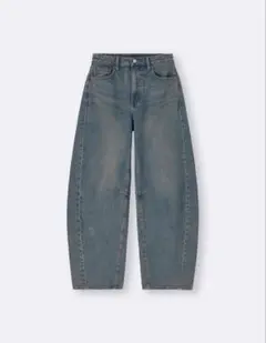 ワイドレッグデニム ライトブルー