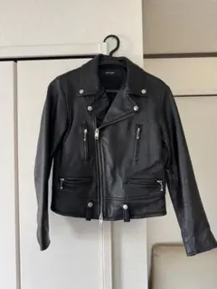【美品】ダブルライダースジャケット