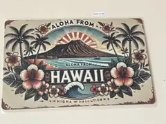 ALOHA FROM HAWAII ブリキ看板