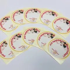 新品 ディズニー バースデーシール 10枚セット 無記名 ステッカー 非売品のサムネイル