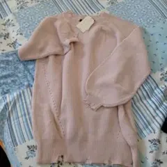 W closet ダメージニット タグ付き