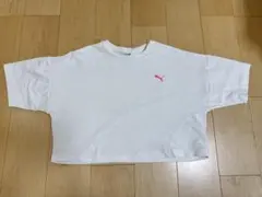 PUMA ホワイト クロップドTシャツ