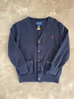 Ralph Laurenラルフローレン ネイビー カーディガン 110/4T