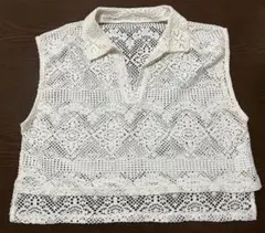 ベスト　L アイボリー