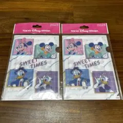 ディズニー　ポストカード　クリアホルダー　セット　スイートタイムズ