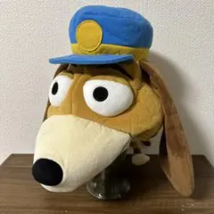 【美品】　ディズニーリゾート　スリンキードッグ　ファンキャップ　ぬいぐるみ