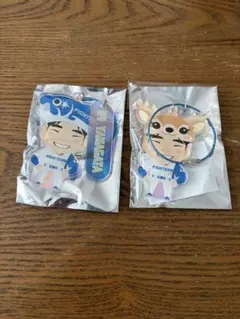 北海道日本ハムファイターズ 山縣秀選手 アクリルキーホルダー 2種セット
