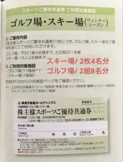 スキー場 リフト券 割引券×2名分ハンターマウンテン塩原 ニセコ東急グランヒラフ